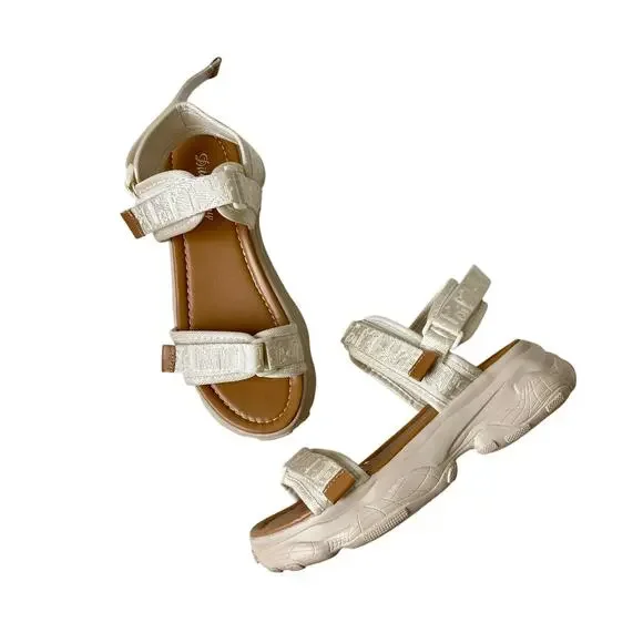 Ditcompony Thick Sole Casual Sport Sandals Size 40 - Picture 1 of 9